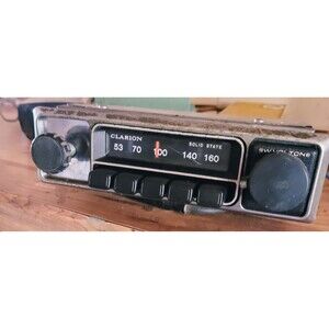 Vintage 1960s Clarion AM/FM Car Radio Stereo RF-121B